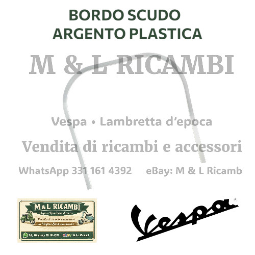 Bordo scudo pk50s argento - scudo,